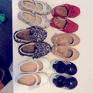 6pairs size 6 toddler shoes